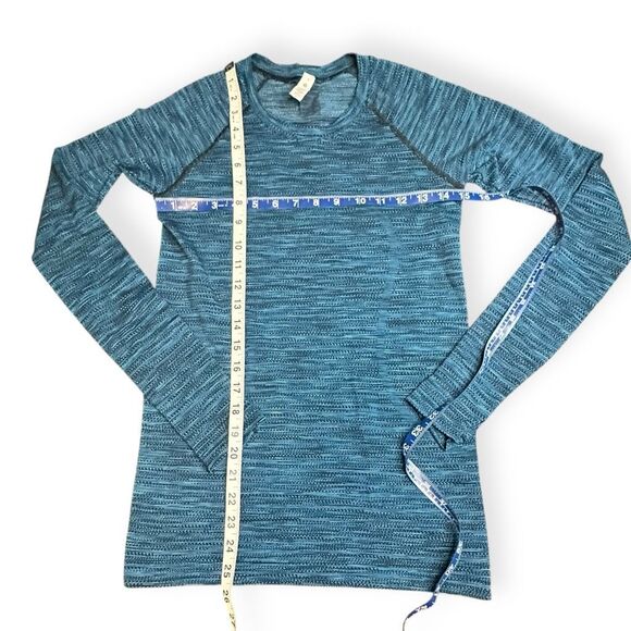 LULULEMON Women’s Blue Swiftly Tech Long Sleeve 2.0 Shirt Size 6 - Picture 6 of 6